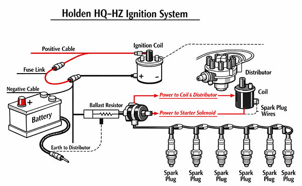 Holden HQ–HZ 173–202 Ignition & Misfiring Problems - Causes and Remedies