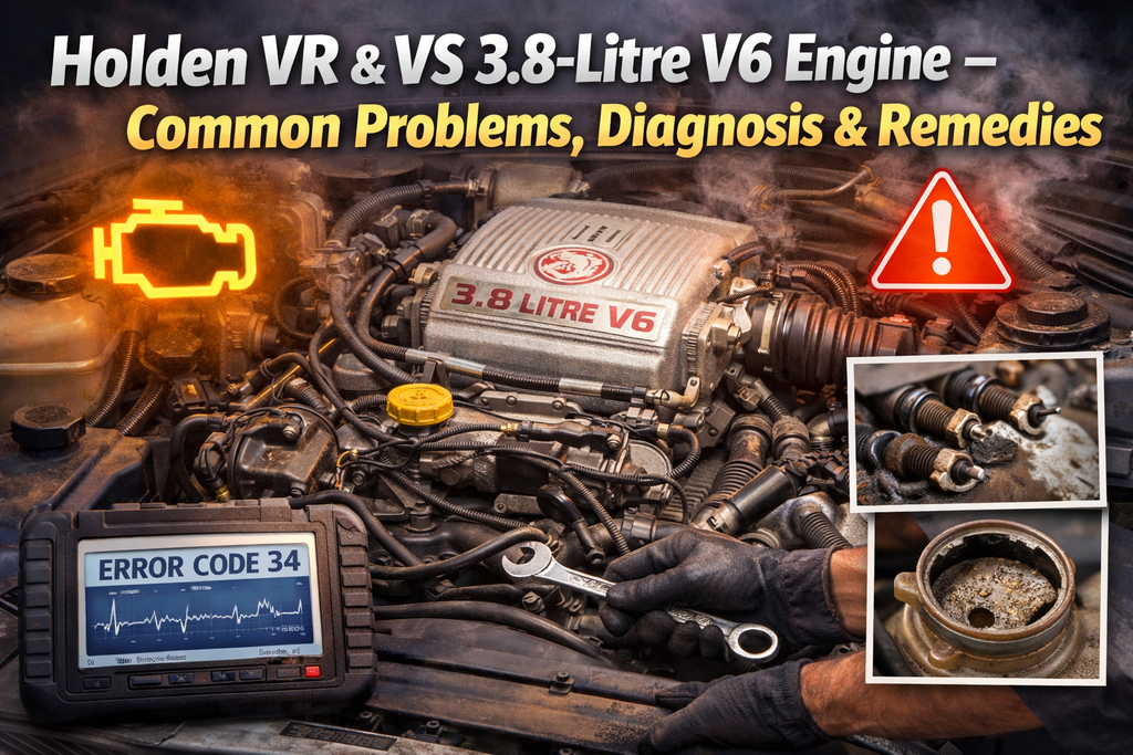 Holden VR & VS 3.8‑Litre V6 Engine – Common Problems, Diagnosis & Remedies