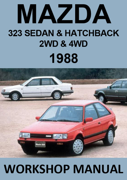 MAZDA 323 FWD & 4WD (1.6L) 1988 Workshop Manual PDF Download – Car