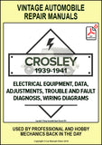 CROSLEY 1939-1941 MODEL A and MODEL CB41 Automotive Electrical Manual | PDF Download | carmanualsdirect