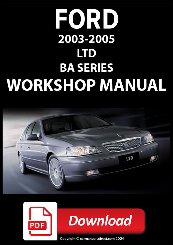 FORD BA LTD 2003-2005 Factory Workshop Manual | PDF Download | carmanualsdirect