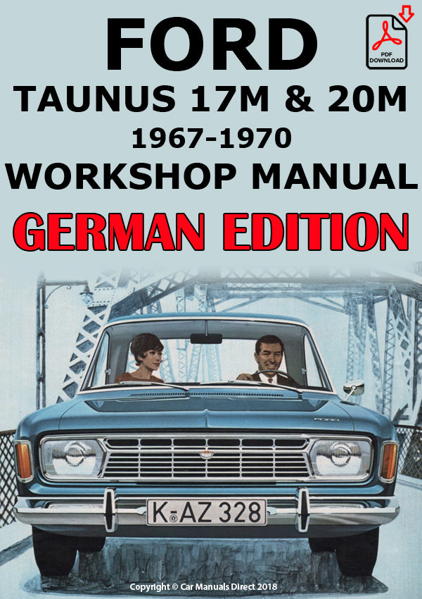 FORD 1967-1970 Taunus Comprehensive Workshop Manual | PDF Download | carmanualsdirect