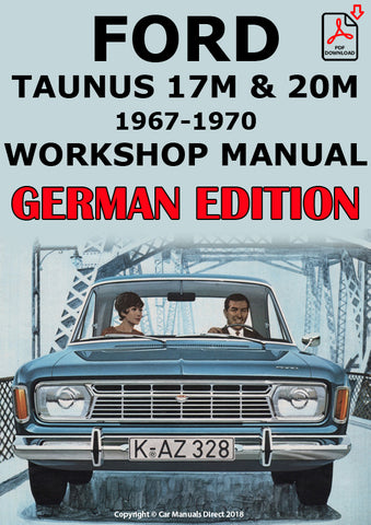 FORD 1967-1970 Taunus Comprehensive Workshop Manual | PDF Download | carmanualsdirect