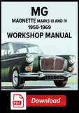 MG Magnette Mark III and IV 1959-1969 Workshop Manual | PDF Download | carmanualsdirect