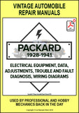 PACKARD 1928-1941 Automotive Electrical Manual for Six Cylinder, Eight Cylinder and Twelve Cylinder models. Easy to follow instructions. | PDF Download | carmanualsdirect