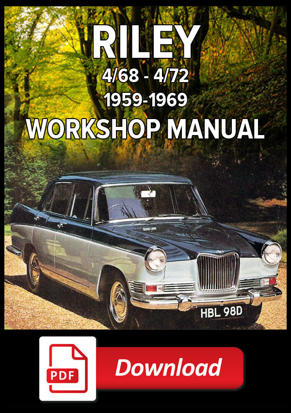 RILEY 4/68 and 4/72 1959-1969 Workshop Manual | PDF Download | carmanualsdirect