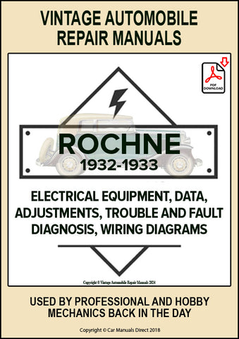ROCKNE 1932-1933 models 65, 75, 10-31 Automotive Electrical Manual | PDF Download | carmanualsdirect