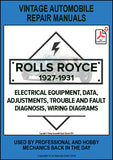 ROLLS ROYCE PHANTOM II (USA VERSIONS) 1927-1931 Automotive Electrical Manual | PDF Download | carmanualsdirect