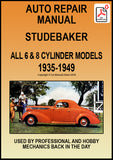 Studebaker Standard Dictator - De Luxe Dictator - Commander - President - State Commander - Skyway Champion 6 & 8 Cylinder Models 1935-1949 Workshop Manual | PDF Download | carmanualsdirect