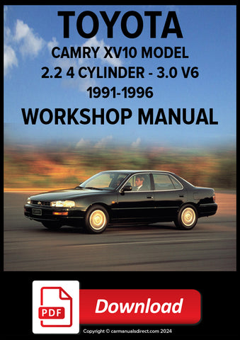 TOYOTA Camry XV10 Wide Body 1991-1996 Factory Workshop Manual | PDF Download | carmanualsdirect