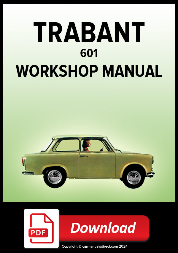 TRABANT 601 English and German Edition Factory Workshop Manual | PDF Download | carmanualsdirect