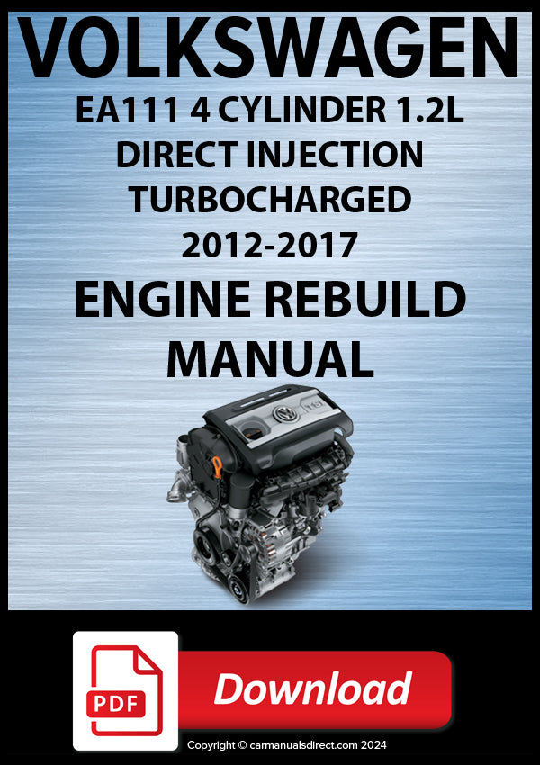 Volkswagen Beetle 2012-2017 EA111 1.2L TSI Engine Rebuild Manual | PDF Download | carmanualsdirect