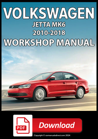 VOLKSWAGON Jetta Mk6 2010-2018  Workshop Manual | PDF Download | carmanualsdirect