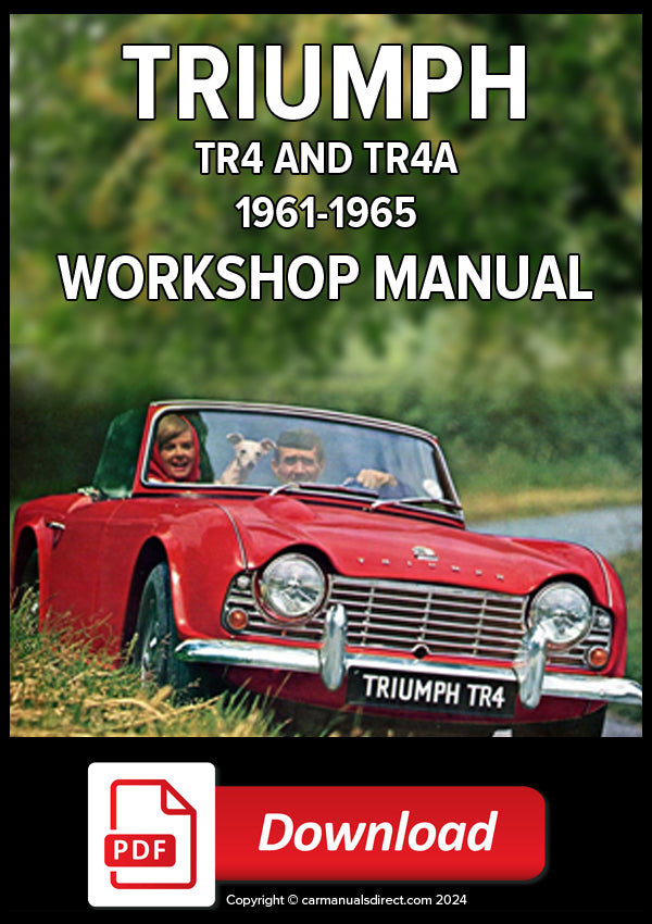 TRIUMPH TR4 & TR4A 1961-1967 Factory Workshop Manual | PDF Download | carmanualsdirect