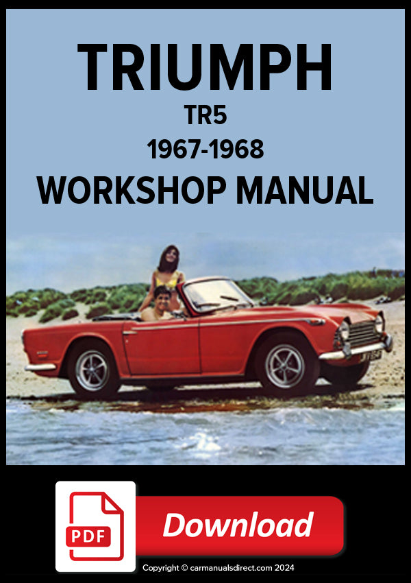 TRIUMPH TR5 1967-1968 Factory Workshop Manual | PDF Download | carmanualsdirect