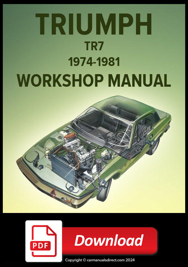 TRIUMPH TR7 1975-1981 Factory Workshop Manual | PDF Download | carmanualsdirect