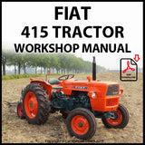 FIAT Tractor 415, 415N, 415V, 415DT, 415GL Factory Workshop Manual | carmanualsdirect