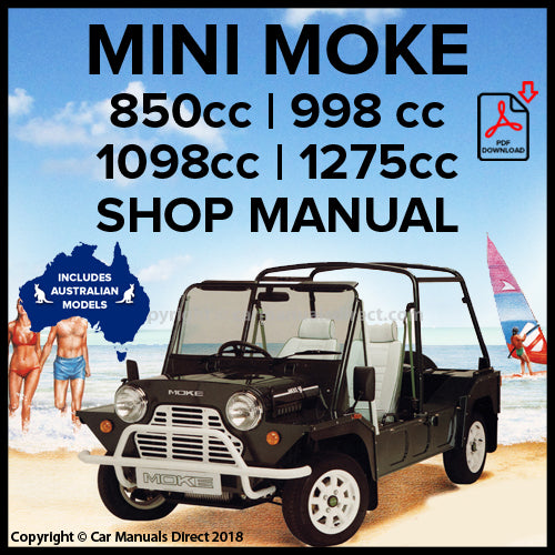 MINI Moke 850, 998, 1100, 1275 1964-1981 Workshop Manual PDF