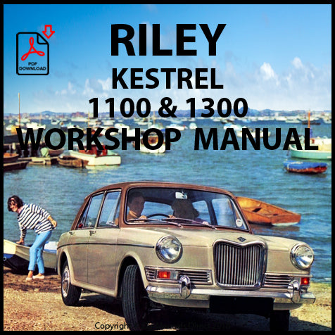 RILEY Kestrel 1100 and 1300 Workshop Manual
