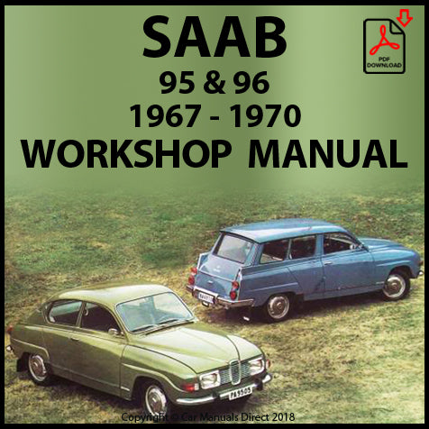SAAB 95, 96, Monte Carlo V4 1966-70 Workshop Manual | carmanualsdirect – Direct