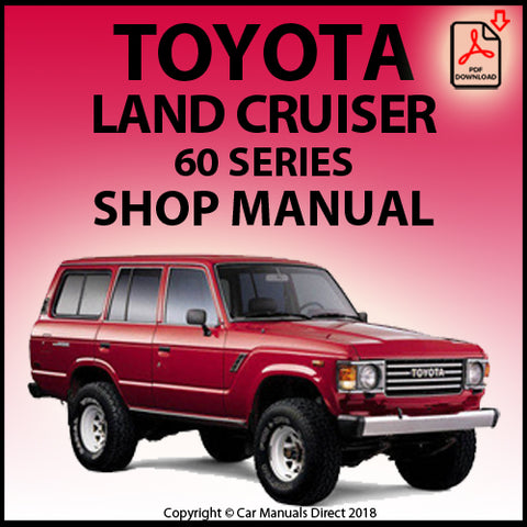 TOYOTA Land Cruiser 60 Series 1980-1992 Factory Workshop Manual | PDF Download | carmanualsdirect