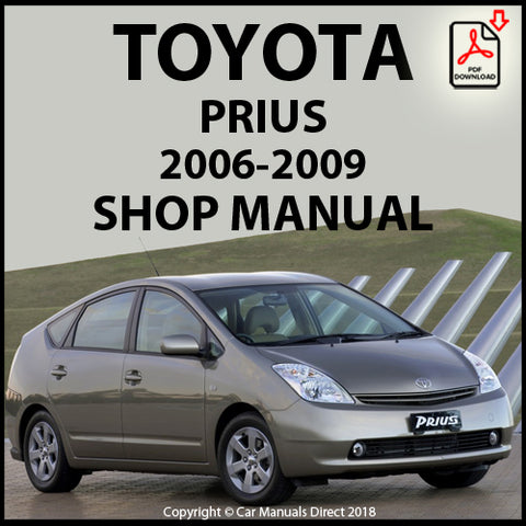 TOYOTA Prius XW20 2006-2009 Factory Workshop Manual | PDF Download | carmanualsdirect