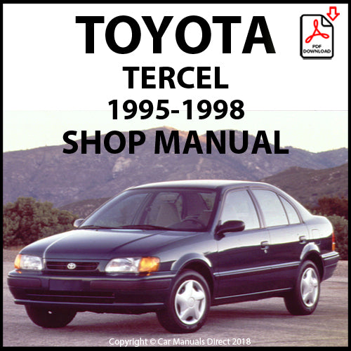 TOYOTA Tercel 1995-1998 Factory Workshop Manual | PDF Download | carmanualsdirect