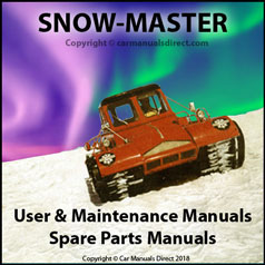 AKTIV SNOW MASTER Instruction Book & Parts Manual: 1967, 1969, 1976, 1978, 1980