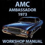 AMC Ambassador Brougham  4 Door Sedan | Ambassador Brougham  4 Door Station Wagon | Ambassador Brougham  2 Door Hardtop | 1973 | Workshop Manual | carmanualsdirect