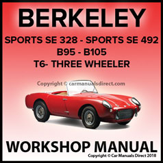 BERKELEY SE328, SE492, B95, B105, T6 Sports Workshop Manual | carmanualsdirect