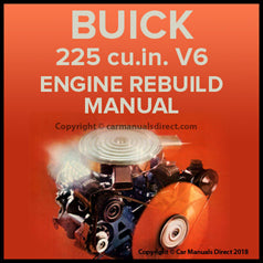 BUICK 225 cu. in. V6 Engine Comprehensive Factory Rebuild Workshop Manual | PDF Download | carmanualsdirect