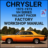 CHRYSLER 1972-1973 Valiant Pacer VH Series Factory Workshop Manual | carmanualsdirect