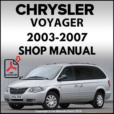 Chrysler 2003-2007 Voyager Factory Workshop Manual | carmanualsdirect