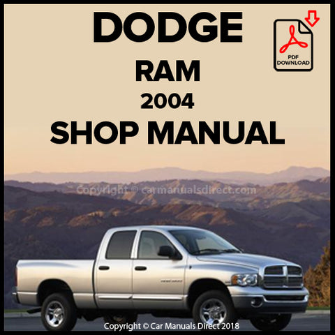 DODGE 2004 Ram Factory Workshop Manual | PDF Download | carmanualsdirect
