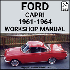 FORD 1961-1964 Capri Comprehensive Workshop & Spare Parts Manual | PDF Download | carmanualsdirect
