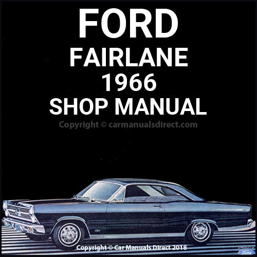 FORD Fairlane 1966 Workshop Manual | PDF Download