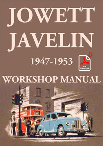 JOWETT Javelin 1947-1953 Factory Workshop Manual | PDF Download | carmanualsdirect