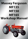 MASSEY FERGUSON MF135 | MF150 | MF165 Factory Tractor Workshop Manual | PDF Download | carmanualsdirect