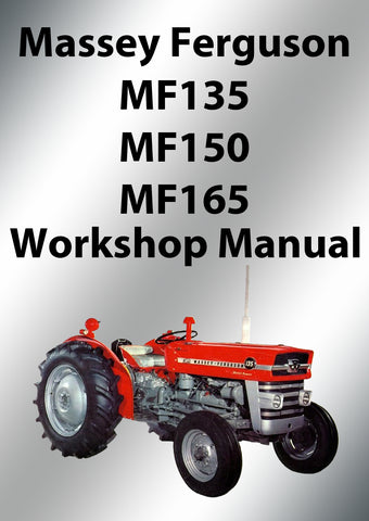 MASSEY FERGUSON MF135 | MF150 | MF165 Factory Tractor Workshop Manual | PDF Download | carmanualsdirect