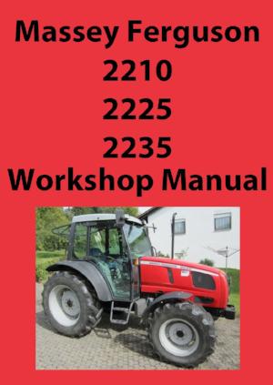 MASSEY FERGUSON MF2210 | MF2225 | MF2235 Factory Tractor Workshop Manual | PDF Download | carmanualsdirect