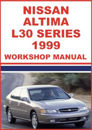 NISSAN Altima L30 Series 1999 Factory Workshop Manual | PDF Download | carmanualsdirect