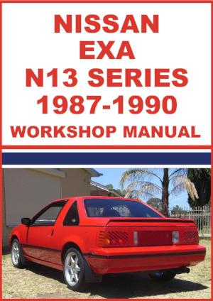 NISSAN EXA N13 Series 1987-1990 Factory Workshop Manual | PDF Download | carmanualsdirect