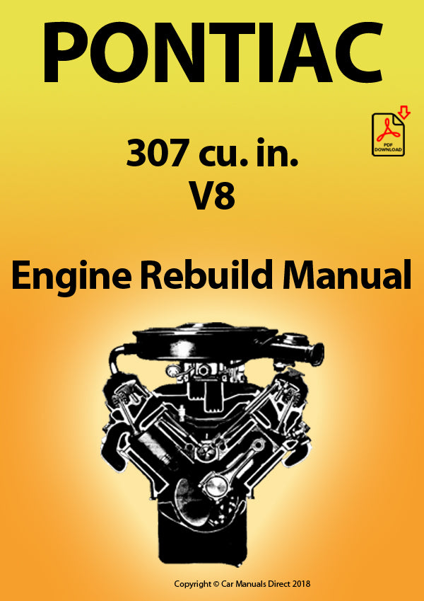 PONTIAC 307 cu. in. V8 Cylinder Factory Engine Rebuild Manual | PDF Download | carmanualsdirect