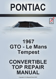 PONTIAC 1967 GTO - Le Mans - Tempest Factory Convertible Roof Repair Manual | PDF Download | carmanualsdirect