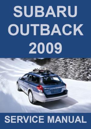 SUBARU Outback 2009 Factory Workshop Manual | PDF Download | carmanualsdirect