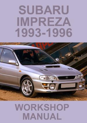 SUBARU Impreza and WRX 1993-1996 Factory Workshop Manual | PDF Download | carmanualsdirect