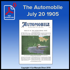 The Automobile July 20 1905 FREE | PDF Download