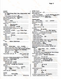 Technical Specification Data Sample Page