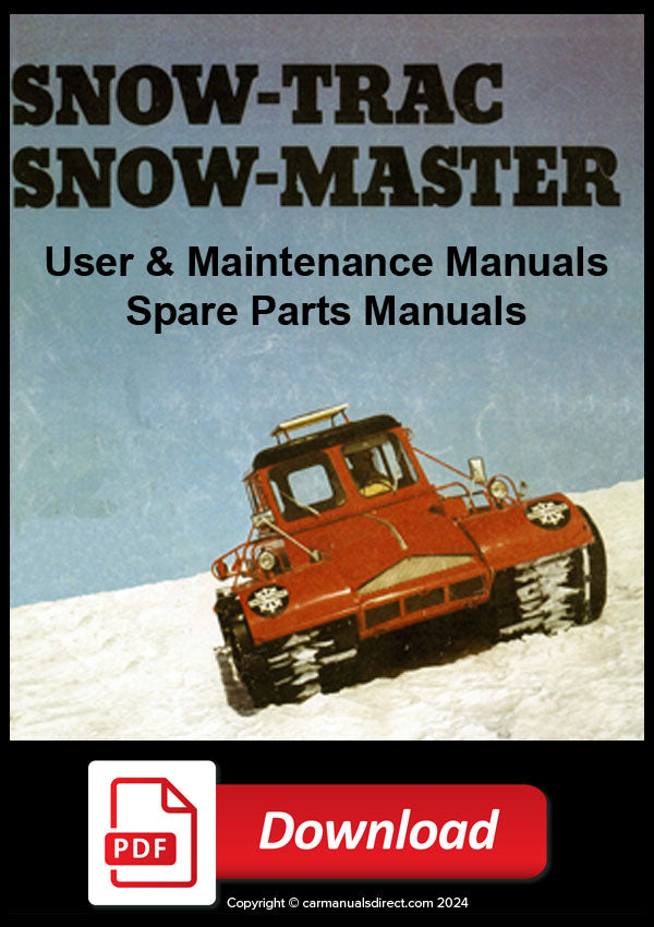 AKTIV SNOW MASTER Instruction Book & Parts Manual: 1967, 1969, 1976, 1978, 1980 | PDF Download | carmanualsdirect