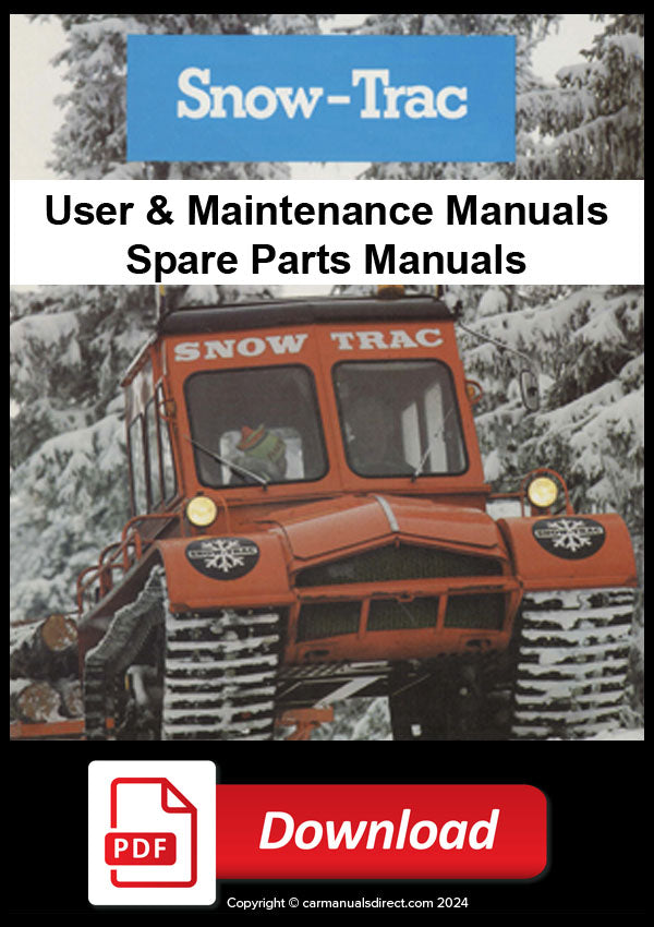 AKTIV SNOW TRAC User, Maintenance & Parts Manuals | PDF Download | carmanualsdirect